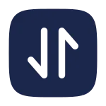 Square Transfer Vertical SVG Icon